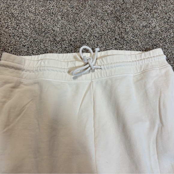Fabletics Cream/Oat jogger pants drawstring waist ribbed cuffs XXL - Picture 2 of 7